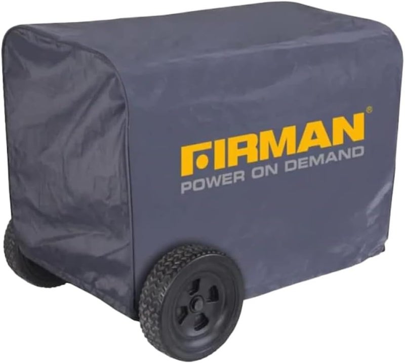Firman 1009 Large Portable Generator Cover, Heavy Duty Waterproof Vinyl, Double Insulated Protection for Generators 5000 Watts and above, with Drawstring Closure and Secure Pull Cord - Image 1